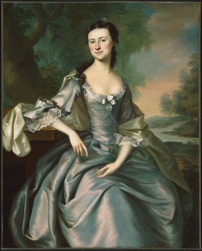 Porträt von Susan Apthorp (Mrs. Thomas Bulfinch) von Joseph Jonathan Blackburn